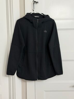 The North Face Womens Drop Tail Full Zip Black Hoodie Size M
